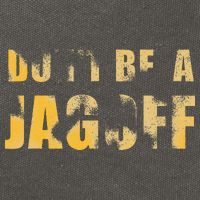 DonT Be A Jagoff Pittsburghese Distressed Cotton Canvas Backpack
