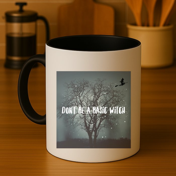 Dont Be A Basic Witch Funny Halloween Design Cool Gift Mug