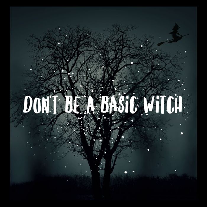 Dont Be A Basic Witch Funny Halloween Design Cool Gift Drawstring Bag