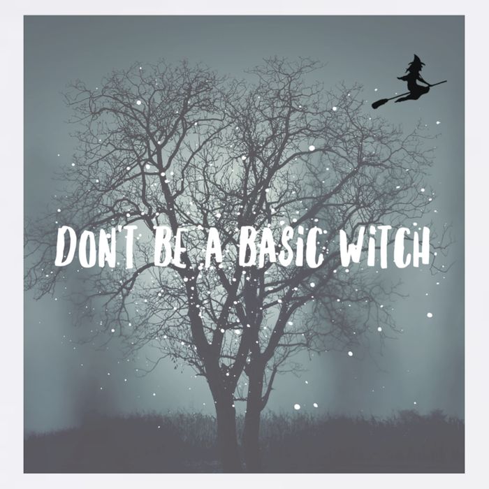 Dont Be A Basic Witch Funny Halloween Design Cool Gift Garment-Dyed Sweatshirt