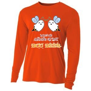 DonT Be Afraid Of My Boo Bees Halloween Gift Cooling Performance Long Sleeve Crew