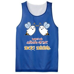 DonT Be Afraid Of My Boo Bees Halloween Gift Mesh Reversible Basketball Jersey Tank