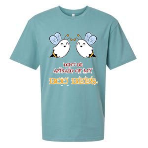 DonT Be Afraid Of My Boo Bees Halloween Gift Sueded Cloud Jersey T-Shirt