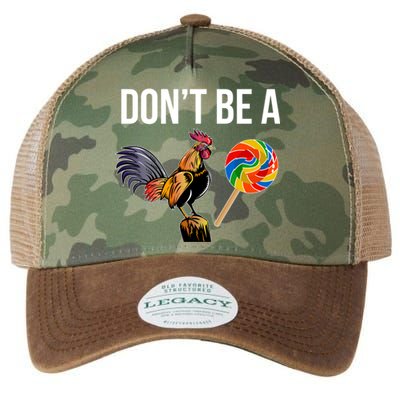 DonT Be A Sucker Cock Funny Rooster Inappropriate Humor Legacy Tie Dye Trucker Hat