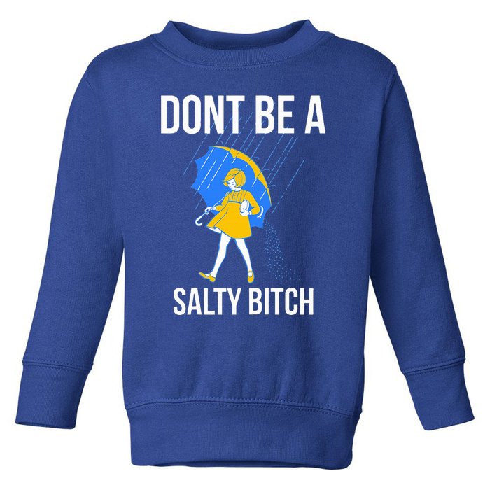 DonT Be A Salty Toddler Sweatshirt