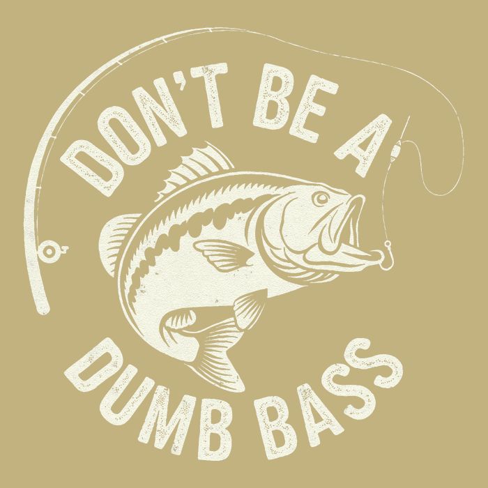 DonT Be A Dumb Bass Fishing Humor Fisherman Funny Fishing Cooling Performance Crew T-Shirt