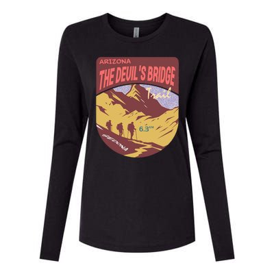 Devils Bridge Arizona Womens Cotton Relaxed Long Sleeve T-Shirt