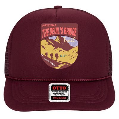 Devils Bridge Arizona High Crown Mesh Back Trucker Hat