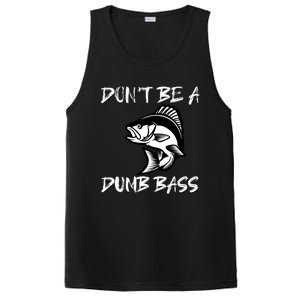 DonT Be A Dumb Bass Funny Fishing PosiCharge Competitor Tank