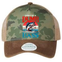 DonT Be A Dumb Bass Funny Fishing Legacy Tie Dye Trucker Hat