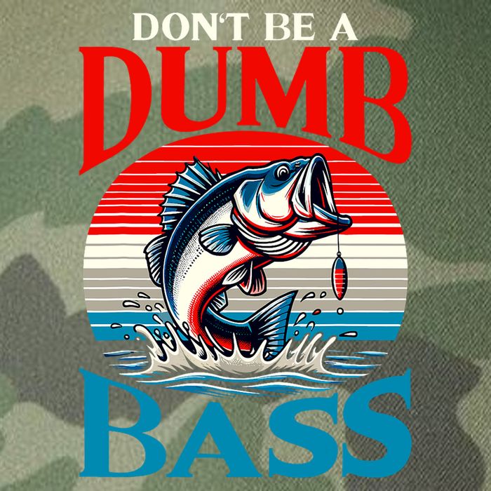 DonT Be A Dumb Bass Funny Fishing Legacy Tie Dye Trucker Hat
