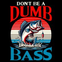 DonT Be A Dumb Bass Funny Fishing Visor
