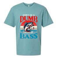 DonT Be A Dumb Bass Funny Fishing Sueded Cloud Jersey T-Shirt