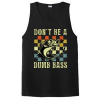 Dont Be A Dumb Bass Funny Fishing Dad Bass Fish PosiCharge Competitor Tank