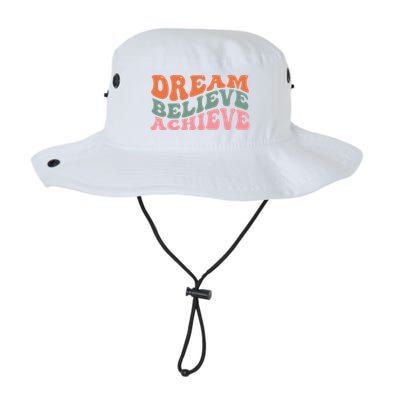 Dream Believe Achieve Positive Quote Bucket Hat