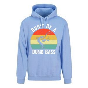 DonT Be A Dumb Bass Funny Fishing Dont Be A Dumb Bass Unisex Surf Hoodie