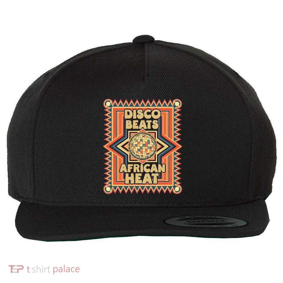 Disco Beats African Heat Retro 1970s Soul Music Wool Snapback Cap