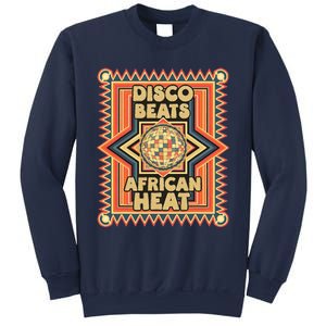 Disco Beats African Heat Retro 1970s Soul Music Sweatshirt