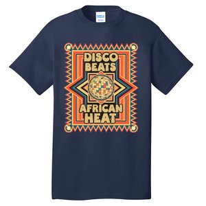 Disco Beats African Heat Retro 1970s Soul Music Tall T-Shirt