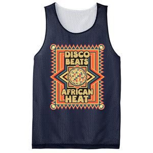 Disco Beats African Heat Retro 1970s Soul Music Mesh Reversible Basketball Jersey Tank