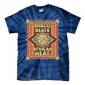 Disco Beats African Heat Retro 1970s Soul Music Tie-Dye T-Shirt