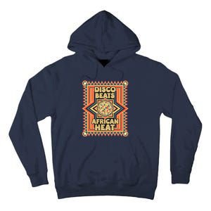 Disco Beats African Heat Retro 1970s Soul Music Tall Hoodie