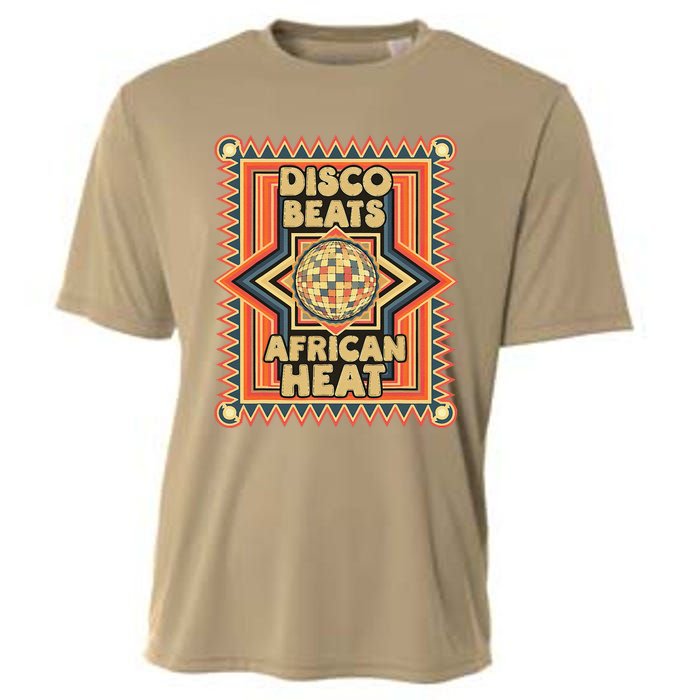 Disco Beats African Heat Retro 1970s Soul Music Cooling Performance Crew T-Shirt