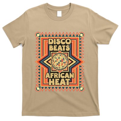 Disco Beats African Heat Retro 1970s Soul Music T-Shirt