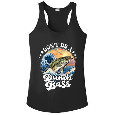 DonT Be A Dumb Bass Ladies PosiCharge Competitor Racerback Tank