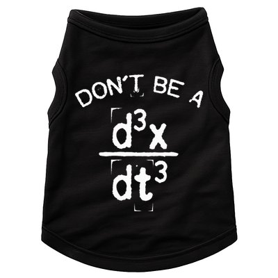 DonT Be A Jerk Funny Nerdy Math Physics Joke Pun Doggie Tank