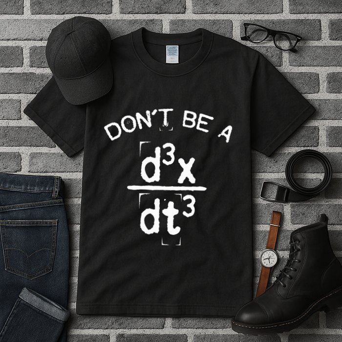 DonT Be A Jerk Funny Nerdy Math Physics Joke Pun Tall T-Shirt