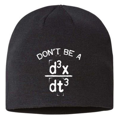 DonT Be A Jerk Funny Nerdy Math Physics Joke Pun Sustainable Beanie