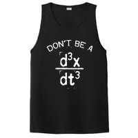 DonT Be A Jerk Funny Nerdy Math Physics Joke Pun PosiCharge Competitor Tank