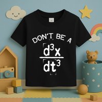 DonT Be A Jerk Funny Nerdy Math Physics Joke Pun Toddler T-Shirt