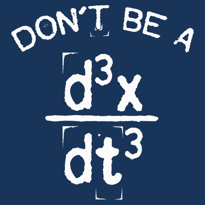DonT Be A Jerk Funny Nerdy Math Physics Joke Pun Infant Baby Jersey Bodysuit
