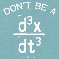 DonT Be A Jerk Funny Nerdy Math Physics Joke Pun Sueded Cloud Jersey T-Shirt