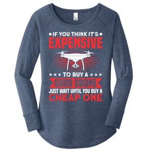 Drone Buy A Good Drone Drone Pilot Gift Women's Perfect Tri Tunic Long Sleeve Shirt