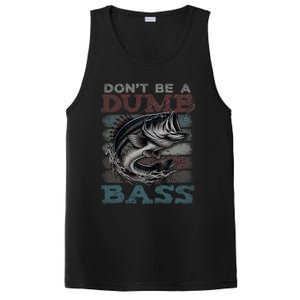 Dont Be A Dumb Bass Funny Bass Fishing Dad Jokes PosiCharge Competitor Tank