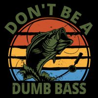 Dont Be A Dumb Bass Funny Fishing 16oz Travel Tumbler