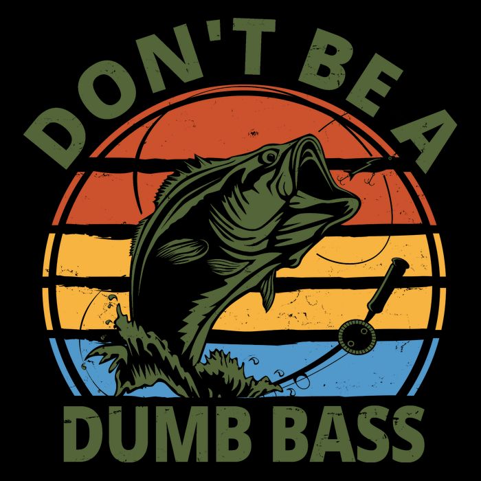 Dont Be A Dumb Bass Funny Fishing 16oz Travel Tumbler
