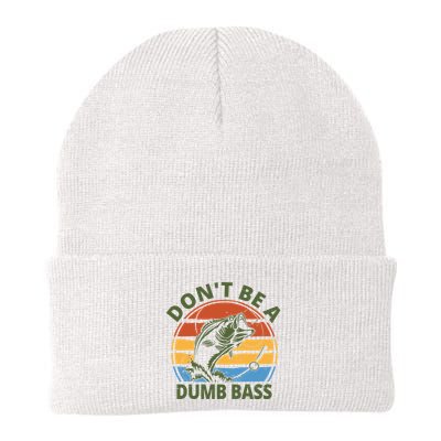 Dont Be A Dumb Bass Funny Fishing Beanie