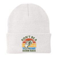 Dont Be A Dumb Bass Funny Fishing Knit Cap Winter Beanie