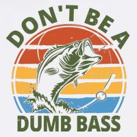 Dont Be A Dumb Bass Funny Fishing Mousepad