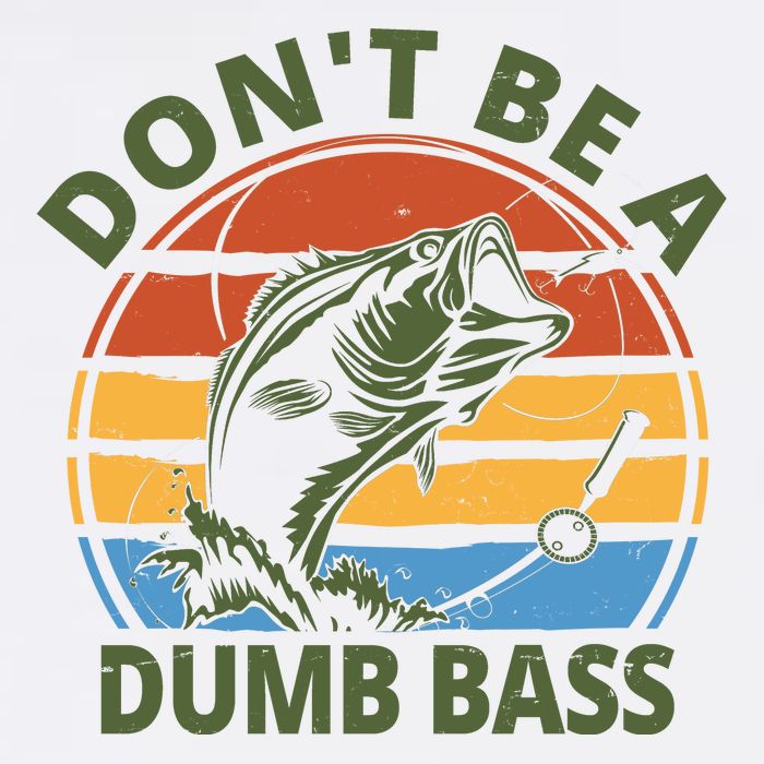 Dont Be A Dumb Bass Funny Fishing Mousepad