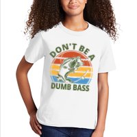 Dont Be A Dumb Bass Funny Fishing Kids T-Shirt