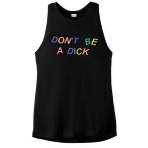 Don't Be A Dick Ladies PosiCharge Tri-Blend Wicking Tank