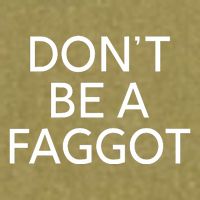 DonT Be A Faggot Garment-Dyed Women's Muscle Tee
