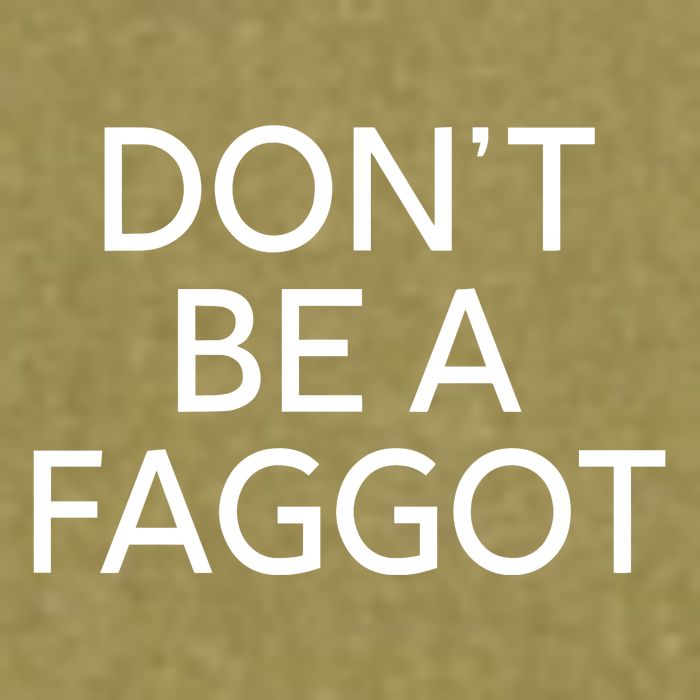 DonT Be A Faggot Garment-Dyed Women's Muscle Tee
