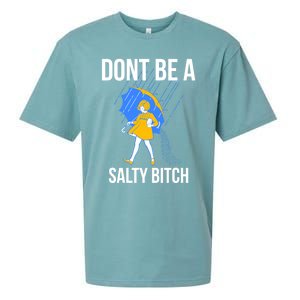 Dont Be A Salty Gift Sueded Cloud Jersey T-Shirt