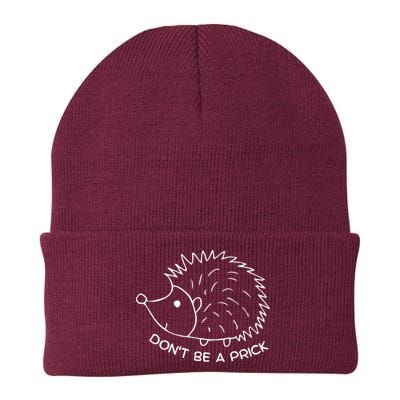 Don't Be A Prick Funny Hedgehog Cute Hedgehog Beanie